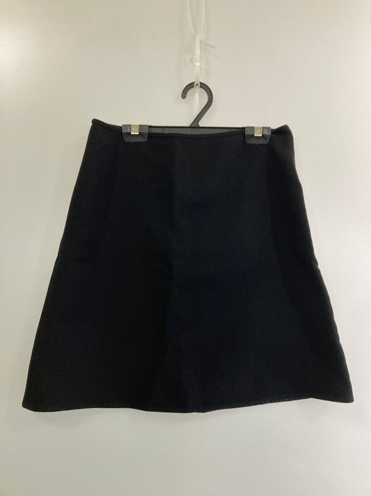 【中古品】【レディース】 HERMES エルメス SIDE ZIP UP SKIRT サイド ジップ アップ スカート レディース ボトムス 168-250901-em-01-min サイズ：36 カラー：ブラック 万代Net店