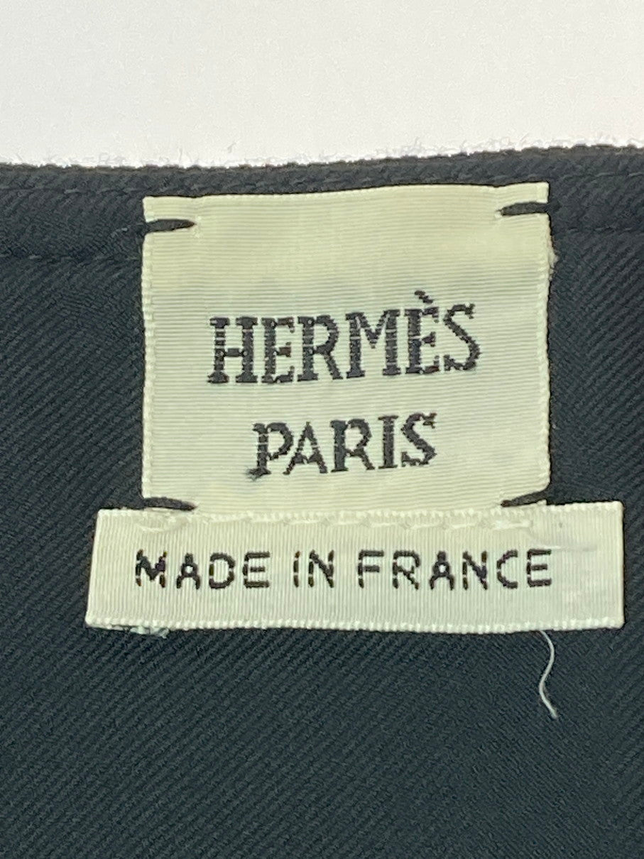 【中古品】【レディース】 HERMES エルメス SIDE ZIP UP SKIRT サイド ジップ アップ スカート レディース ボトムス 168-250901-em-01-min サイズ：36 カラー：ブラック 万代Net店