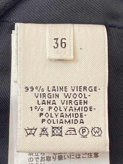 【中古品】【レディース】 HERMES エルメス SIDE ZIP UP SKIRT サイド ジップ アップ スカート レディース ボトムス 168-250901-em-01-min サイズ：36 カラー：ブラック 万代Net店