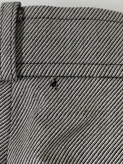 【中古品】【メンズ】 YVES SAINT LAURENT イヴ・サンローラン 90~00's ZIP UP SLACKS 90-00年代 ジップアップ スラックス ボトムス パンツ 152-250910-kk-32-min サイズ：36 カラー：グレー 万代Net店