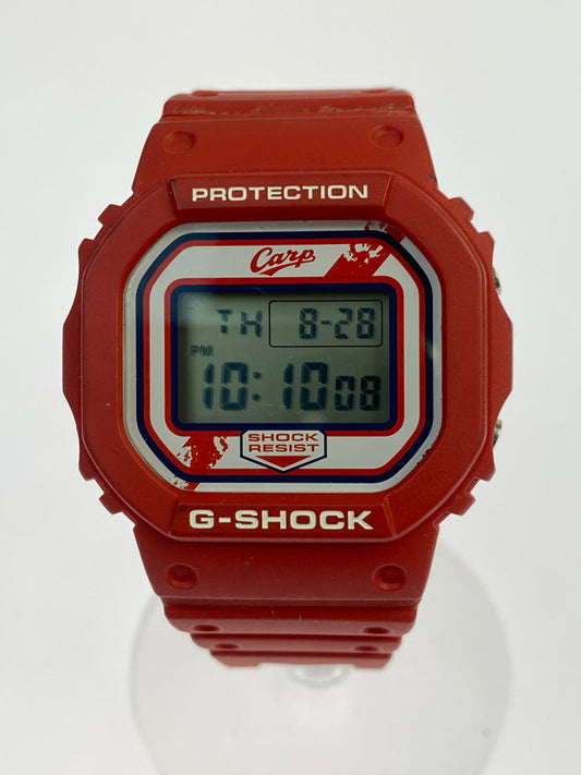 【中古品】【メンズ】 G-SHOCK ジーショック 2024年 広島カープコラボ”クウォーツウォッチ 腕時計 196-250830-AS-12-min カラー：レッド 万代Net店