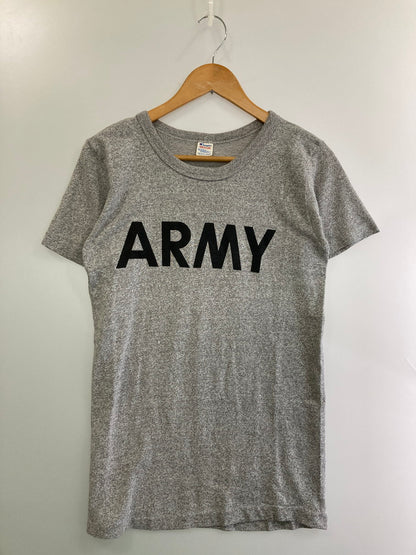 【中古品】【メンズ】 Champion チャンピオン トリコタグ USA製 ARMY SS TEE 80S アーミー 半袖 Tシャツ 80年代 メンズ トップス 丸胴 146-250901-em-18-min サイズ：M カラー：グレー 万代Net店