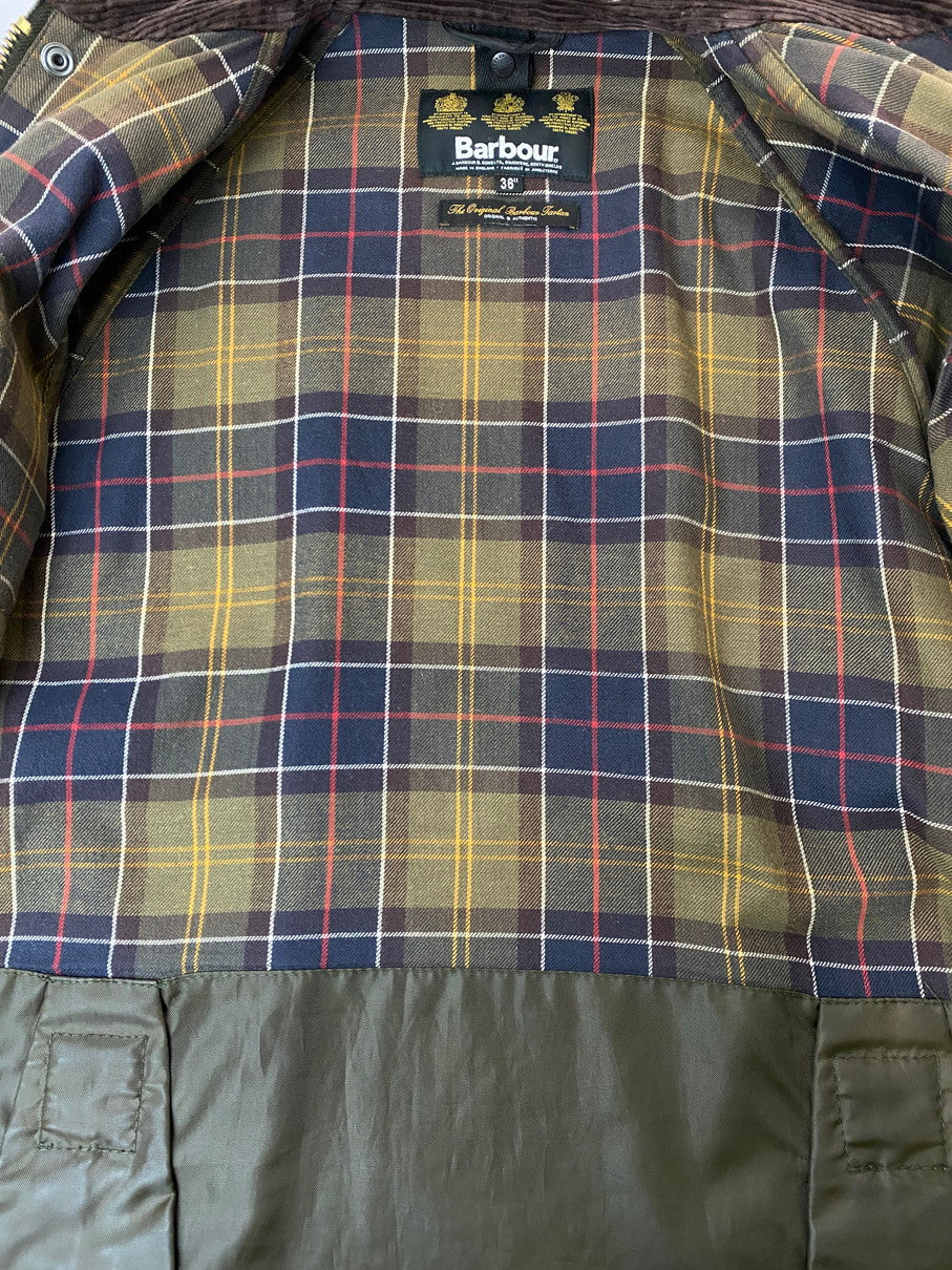 【中古品】【メンズ】 Barbour バーブァー JORNAL STANDARD 1302245 BEDALE ORIGINAL オイルドジャケット アウター 144-250902-AS-7-min サイズ：36 カラー：カーキ 万代Net店