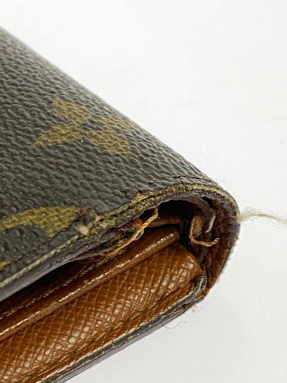 【現状渡し品】【メンズ/レディース】 LOUIS VUITTON ルイ・ヴィトン モノグラム ポルトトレゾール エテュイ パピエ M61202 三つ折り短財布 服飾雑貨 ウォレット 179-250909-kk-01-min カラー：モノグラム 万代Net店