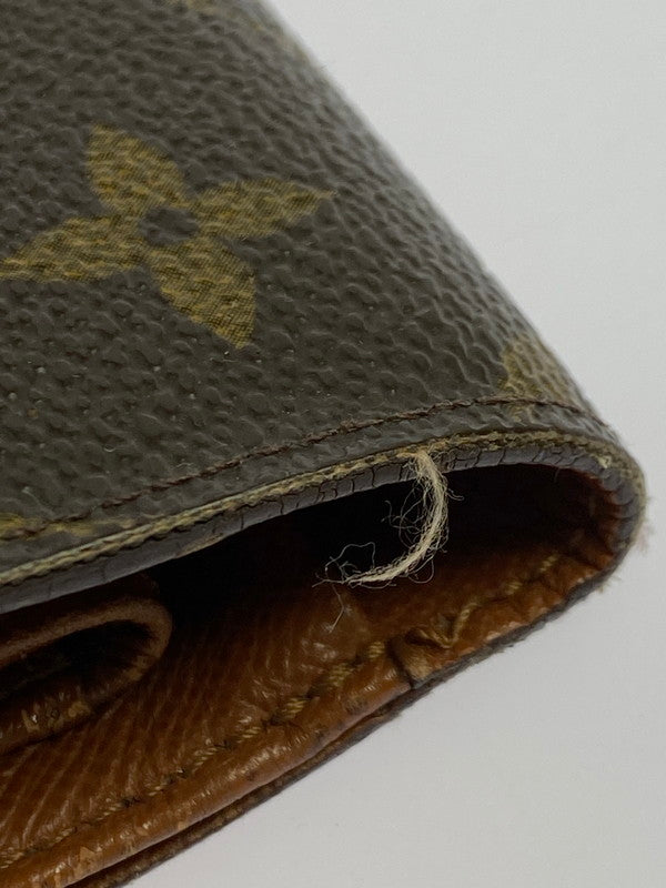 【現状渡し品】【メンズ/レディース】 LOUIS VUITTON ルイ・ヴィトン モノグラム ポルトトレゾール エテュイ パピエ M61202 三つ折り短財布 服飾雑貨 ウォレット 179-250909-kk-01-min カラー：モノグラム 万代Net店