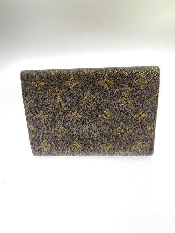 【現状渡し品】【メンズ/レディース】 LOUIS VUITTON ルイ・ヴィトン モノグラム ポルトトレゾール エテュイ パピエ M61202 三つ折り短財布 服飾雑貨 ウォレット 179-250909-kk-01-min カラー：モノグラム 万代Net店