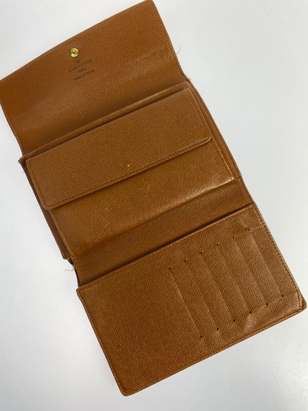 【現状渡し品】【メンズ/レディース】 LOUIS VUITTON ルイ・ヴィトン モノグラム ポルトトレゾール エテュイ パピエ M61202 三つ折り短財布 服飾雑貨 ウォレット 179-250909-kk-01-min カラー：モノグラム 万代Net店