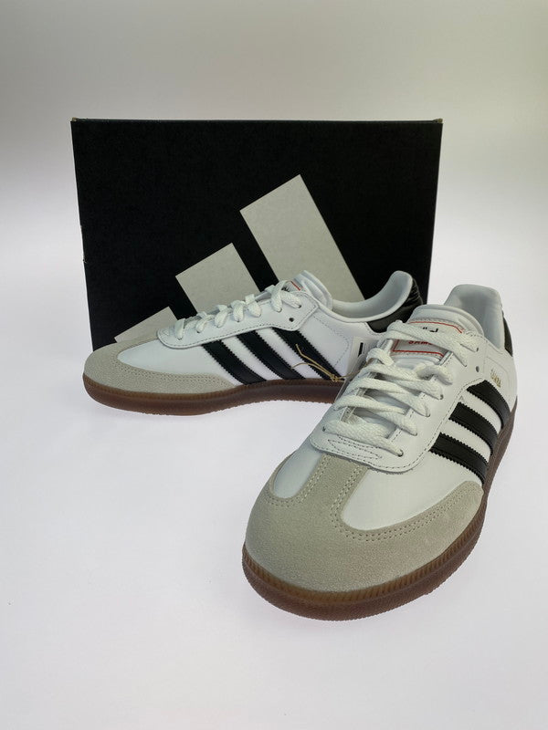 【未使用品】【メンズ/レディース】 adidas アディダス IH6001 SAMBA 靴 シューズ スニーカー 161-250902-AS-40-min サイズ：26.5cm カラー：ホワイト/ブラック/グレー 万代Net店