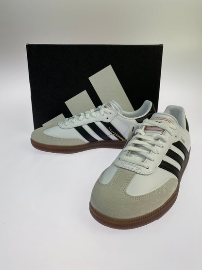 【未使用品】【メンズ/レディース】 adidas アディダス IH6001 SAMBA 靴 シューズ スニーカー 161-250902-AS-40-min サイズ：26.5cm カラー：ホワイト/ブラック/グレー 万代Net店