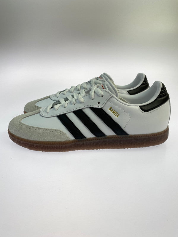 【未使用品】【メンズ/レディース】 adidas アディダス IH6001 SAMBA 靴 シューズ スニーカー 161-250902-AS-40-min サイズ：26.5cm カラー：ホワイト/ブラック/グレー 万代Net店