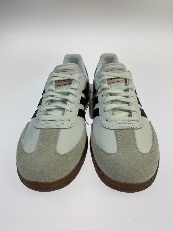 【未使用品】【メンズ/レディース】 adidas アディダス IH6001 SAMBA 靴 シューズ スニーカー 161-250902-AS-40-min サイズ：26.5cm カラー：ホワイト/ブラック/グレー 万代Net店