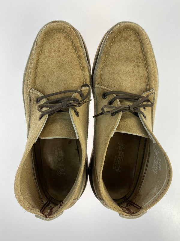 【現状渡し品】【メンズ】 RUSSELL MOCCASIN ラッセルモカシン SPORTING CLAYS CHUKKA SUEDE チャッカブーツ スエード 164-250906-AS-11-min サイズ：8 カラー：ブラウン 万代Net店