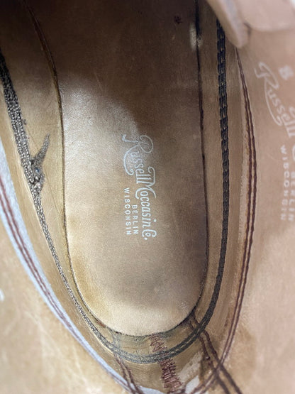 【現状渡し品】【メンズ】 RUSSELL MOCCASIN ラッセルモカシン SPORTING CLAYS CHUKKA SUEDE チャッカブーツ スエード 164-250906-AS-11-min サイズ：8 カラー：ブラウン 万代Net店