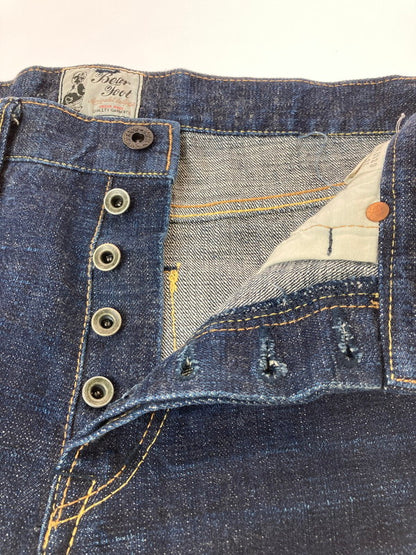 【中古品】【メンズ】 BEAR FOOT ベアフット No.1129 DENIM PANTS デニムパンツ ボトムス ジーンズ 156-250916-kk-25-min サイズ：31 カラー：インディゴ 万代Net店