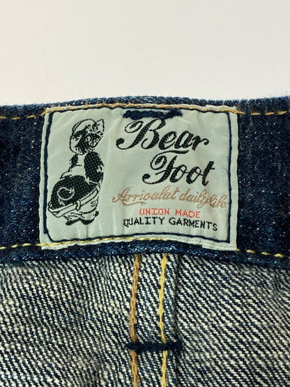 【中古品】【メンズ】 BEAR FOOT ベアフット No.1129 DENIM PANTS デニムパンツ ボトムス ジーンズ 156-250916-kk-25-min サイズ：31 カラー：インディゴ 万代Net店