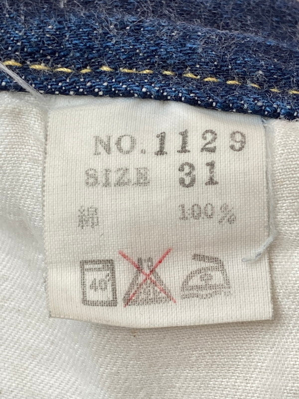 【中古品】【メンズ】 BEAR FOOT ベアフット No.1129 DENIM PANTS デニムパンツ ボトムス ジーンズ 156-250916-kk-25-min サイズ：31 カラー：インディゴ 万代Net店