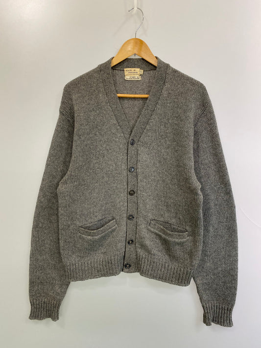 【現状渡し品】【メンズ】 SEARS シアーズ CARDIGAN SPORTS WEAR 60S カーディガン スポーツ ウエアー メンズ トップス 146-250914-em-39-min サイズ：M カラー：グレー 万代Net店