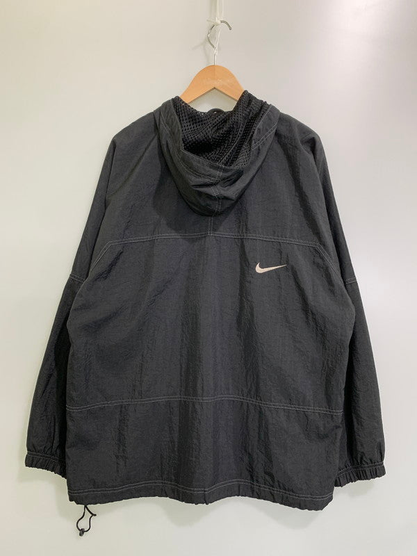 【中古品】【メンズ】 NIKE ナイキ 90S HALF ZIP NYLON JACKET ナイロンジャケット 146-250904-ks-19-min サイズ：S カラー：ブラック 万代Net店