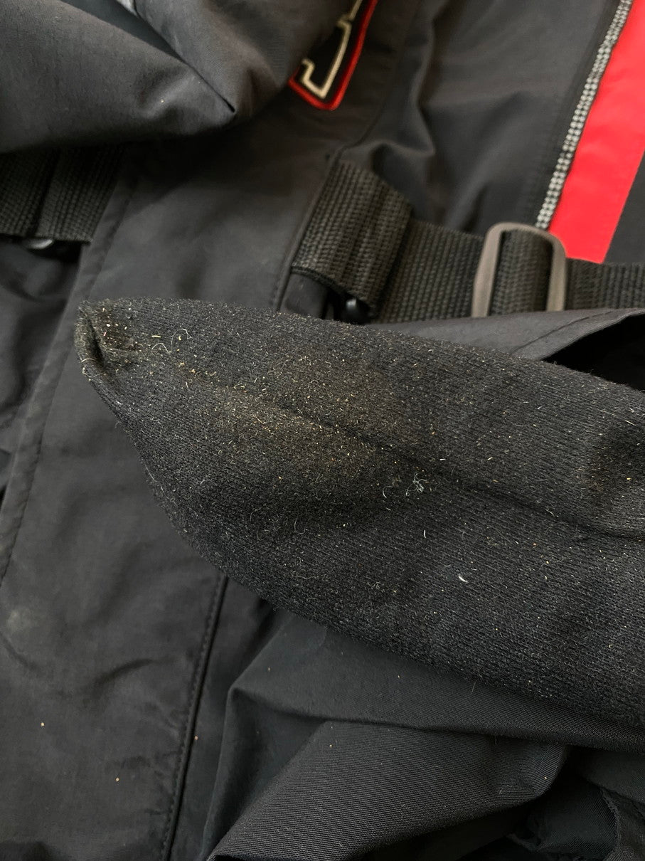 【現状渡し品】【メンズ】 ARCTIC CAT アークティックキャット RACING JACKET レーシング ジャケット メンズ アウター ナイロン 146-250914-em-42-min サイズ：XL カラー：ブラック/レッド 万代Net店