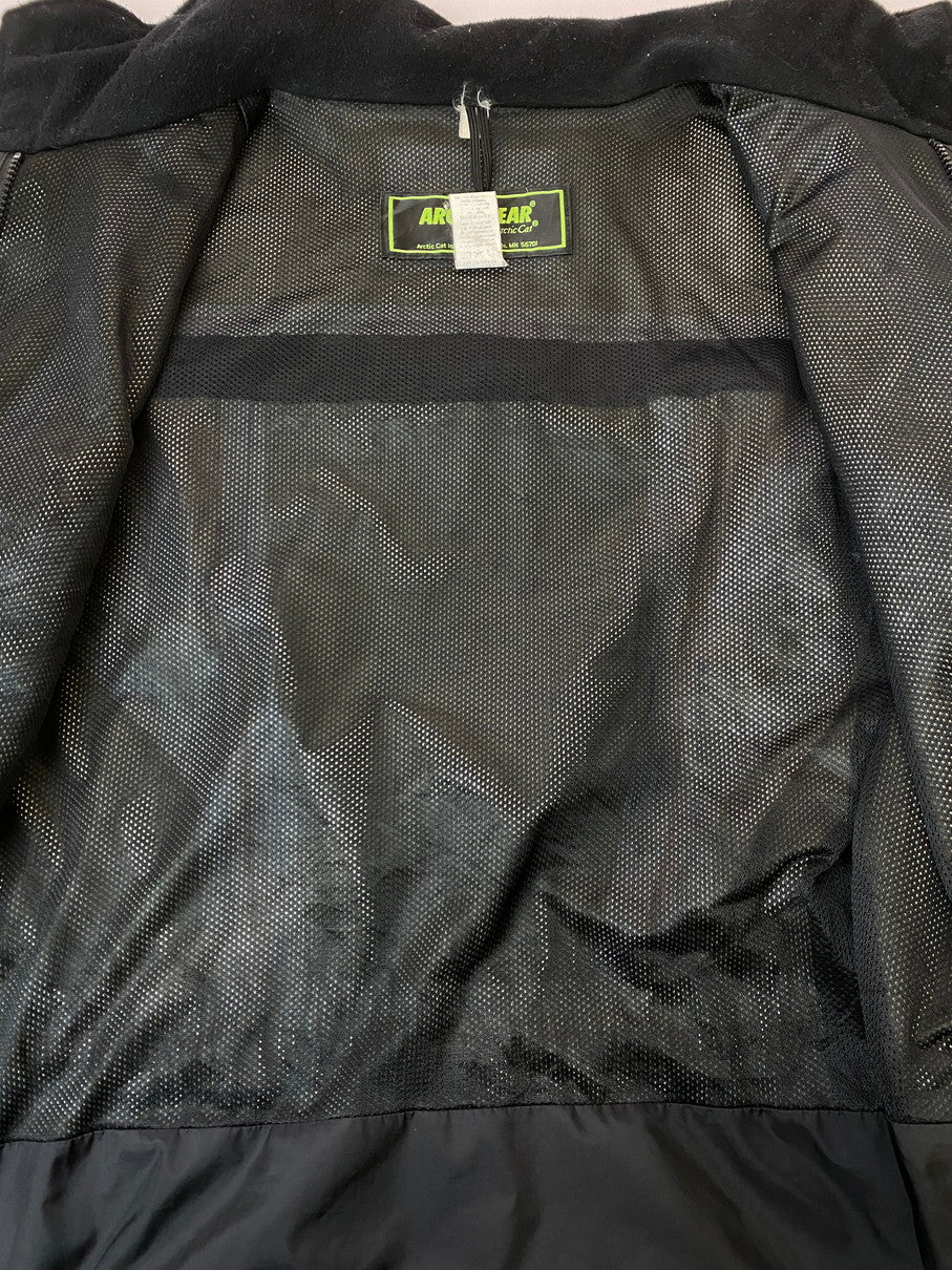 【現状渡し品】【メンズ】 ARCTIC CAT アークティックキャット RACING JACKET レーシング ジャケット メンズ アウター ナイロン 146-250914-em-42-min サイズ：XL カラー：ブラック/レッド 万代Net店