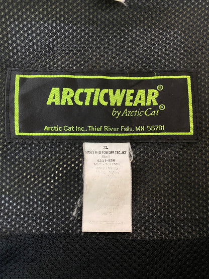 【現状渡し品】【メンズ】 ARCTIC CAT アークティックキャット RACING JACKET レーシング ジャケット メンズ アウター ナイロン 146-250914-em-42-min サイズ：XL カラー：ブラック/レッド 万代Net店