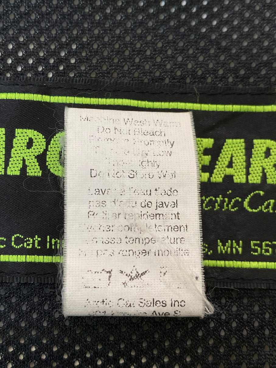 【現状渡し品】【メンズ】 ARCTIC CAT アークティックキャット RACING JACKET レーシング ジャケット メンズ アウター ナイロン 146-250914-em-42-min サイズ：XL カラー：ブラック/レッド 万代Net店