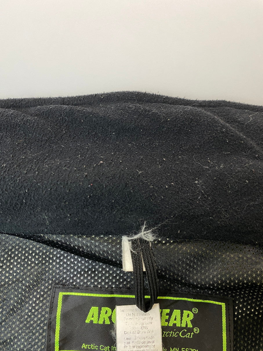 【現状渡し品】【メンズ】 ARCTIC CAT アークティックキャット RACING JACKET レーシング ジャケット メンズ アウター ナイロン 146-250914-em-42-min サイズ：XL カラー：ブラック/レッド 万代Net店