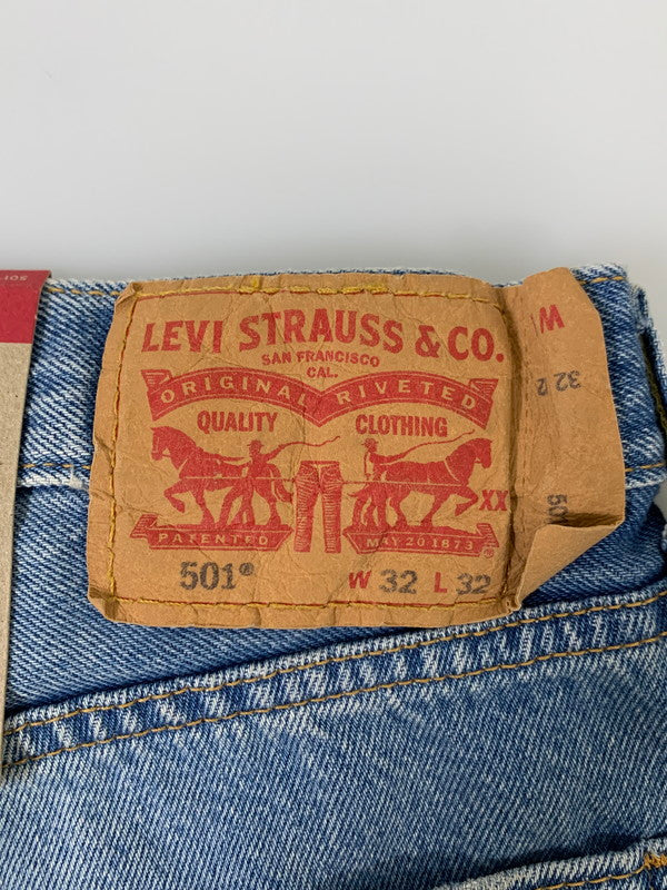 【中古美品】【メンズ】 Levi's リーバイス 501 ORIGINAL LIGHTWEIGHT JEANS デニムパンツ ボトムス 158-250902-AS-67-min サイズ：W32L32 カラー：ライトインディゴ 万代Net店