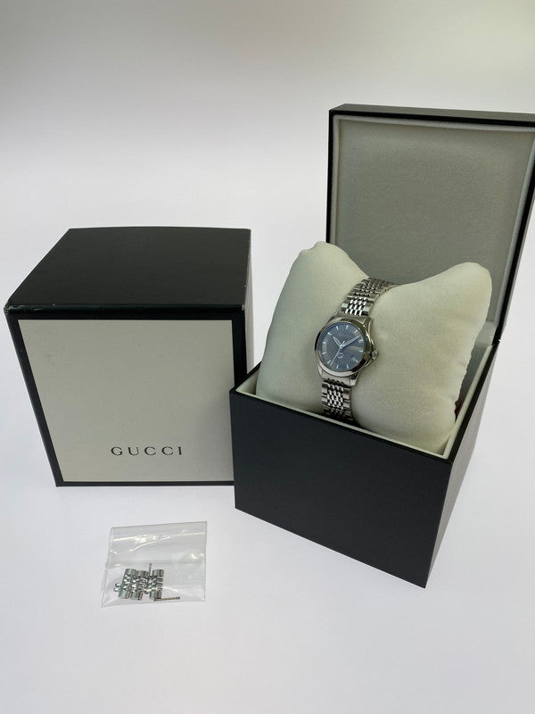 【中古品】【レディース】 GUCCI グッチ 126.5 Gタイムレス 腕時計 レディース クウォーツウォッチ アナログ 197-251130-em-58-min カラー：シルバー 万代Net店