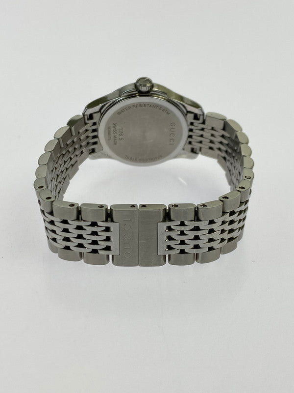 【中古品】【レディース】 GUCCI グッチ 126.5 Gタイムレス 腕時計 レディース クウォーツウォッチ アナログ 197-251130-em-58-min カラー：シルバー 万代Net店