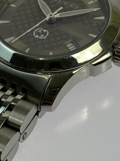 【中古品】【レディース】 GUCCI グッチ 126.5 Gタイムレス 腕時計 レディース クウォーツウォッチ アナログ 197-251130-em-58-min カラー：シルバー 万代Net店