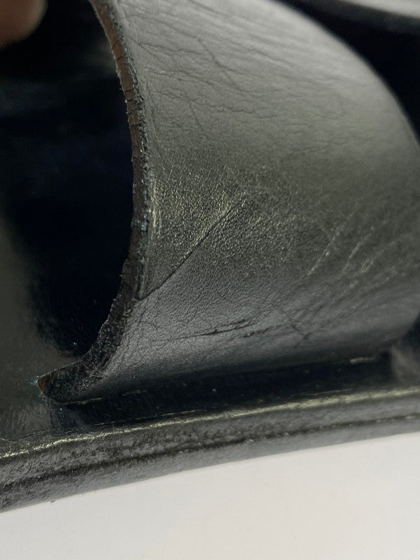 【中古品】【メンズ】 LOUIS VUITTON ルイ・ヴィトン ダミエグラフィット レザー サンダル メンズ 靴 183-250914-em-62-min サイズ：6 カラー：ブラック 万代Net店