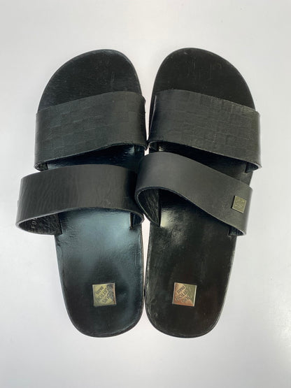 【中古品】【メンズ】 LOUIS VUITTON ルイ・ヴィトン ダミエグラフィット レザー サンダル メンズ 靴 183-250914-em-62-min サイズ：6 カラー：ブラック 万代Net店
