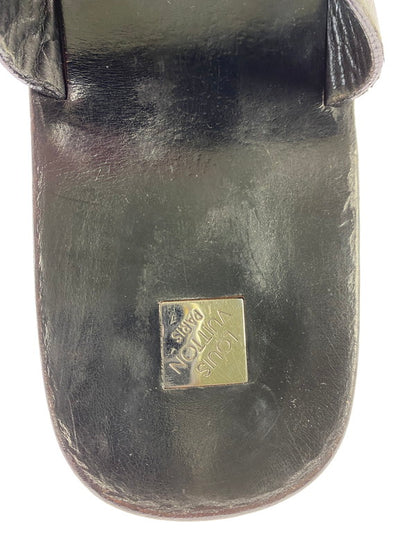【中古品】【メンズ】 LOUIS VUITTON ルイ・ヴィトン ダミエグラフィット レザー サンダル メンズ 靴 183-250914-em-62-min サイズ：6 カラー：ブラック 万代Net店