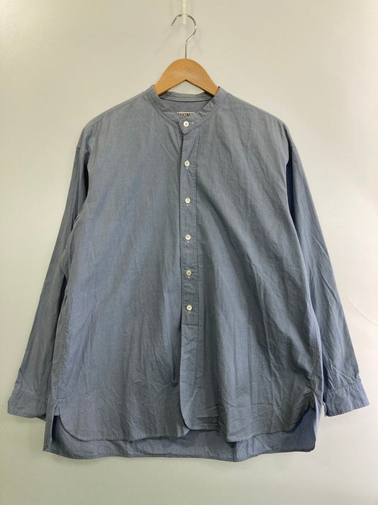 【中古品】【メンズ】 RAKINES ラキネス L/S BANDCOLLAR SHIRT ロングスリーブ バンドカラーシャツ 長袖 トップス 140-250916-kk-16-min サイズ：表記無し 下記参照 カラー：ライトブルー 万代Net店