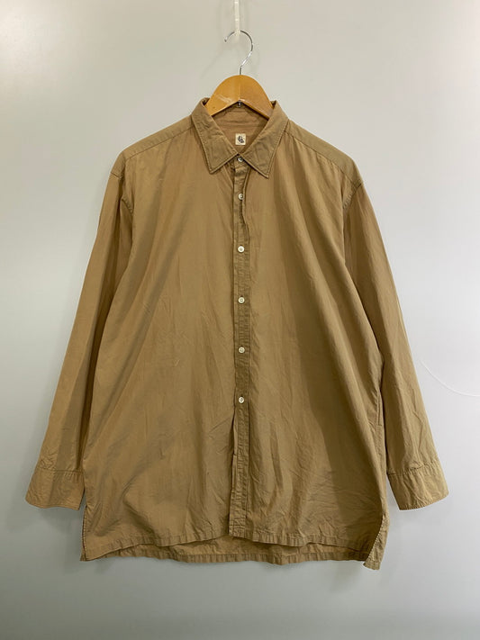 【中古品】【メンズ】 KAPTAIN SUNSHINE キャプテンサンシャイン FINX WEATHER REGULLAR COLLAR SHIRT KS20FSH07 フィンクス ウェザー レギュラーカラーシャツ 長袖 トップス 140-250925-kk-01-min サイズ：40 カラー：ベージュ 万代Net店