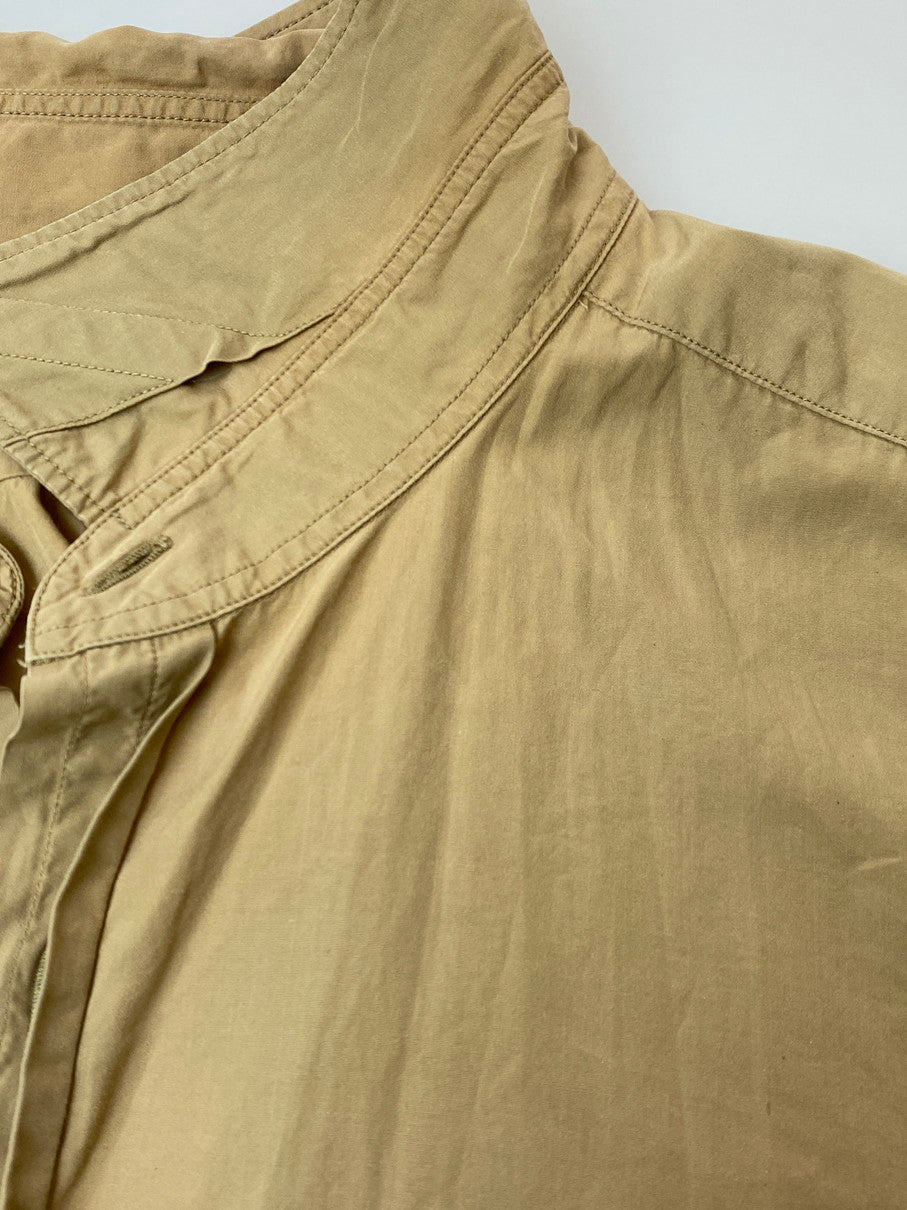 【中古品】【メンズ】 KAPTAIN SUNSHINE キャプテンサンシャイン FINX WEATHER REGULLAR COLLAR SHIRT KS20FSH07 フィンクス ウェザー レギュラーカラーシャツ 長袖 トップス 140-250925-kk-01-min サイズ：40 カラー：ベージュ 万代Net店