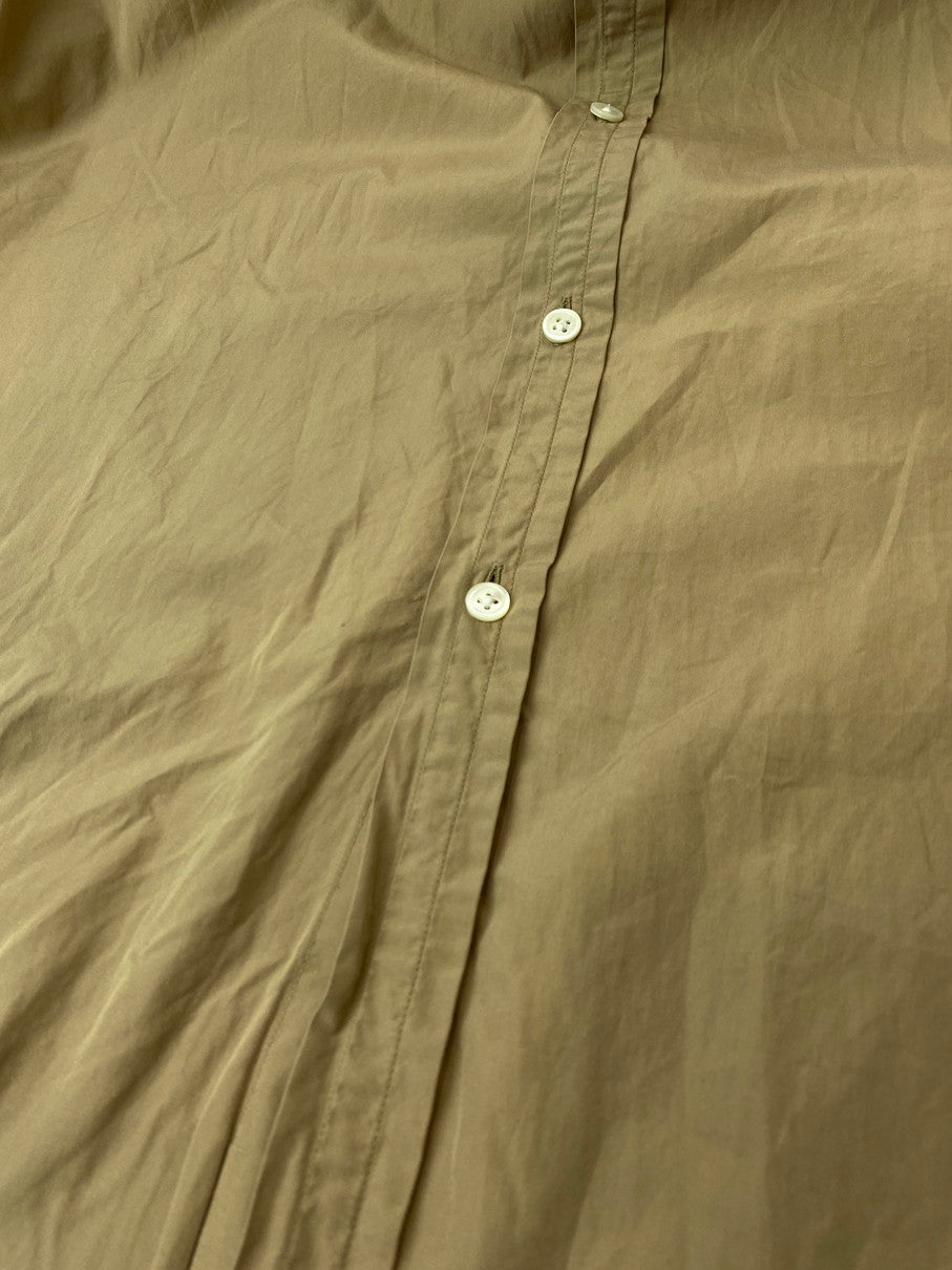 【中古品】【メンズ】 KAPTAIN SUNSHINE キャプテンサンシャイン FINX WEATHER REGULLAR COLLAR SHIRT KS20FSH07 フィンクス ウェザー レギュラーカラーシャツ 長袖 トップス 140-250925-kk-01-min サイズ：40 カラー：ベージュ 万代Net店