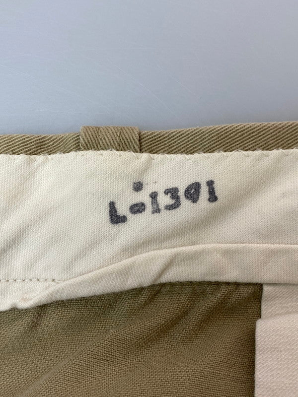 【現状渡し品】【メンズ】 U.S.ARMY ユーエスアーミー ARMY CHINO DSA-100-68-C-2060 60'S アーミー チノ トラウザーズ コットン メンズ パンツ 60年代 ヴィンテージ 157-251214-em-09-min サイズ：W38×L31 カラー：ベージュ 万代Net店