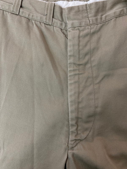 【現状渡し品】【メンズ】 U.S.ARMY ユーエスアーミー ARMY CHINO DSA-100-68-C-2060 60'S アーミー チノ トラウザーズ コットン メンズ パンツ 60年代 ヴィンテージ 157-251214-em-09-min サイズ：W38×L31 カラー：ベージュ 万代Net店