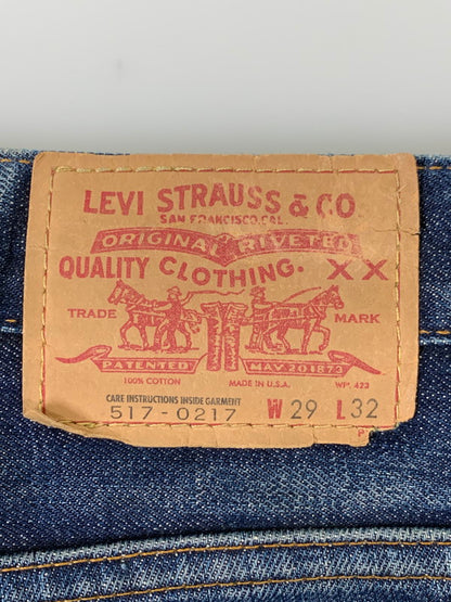 【現状渡し品】【メンズ】 Levi's リーバイス 90'S BIG E 517-0217 DENIM PANTS バレンシア工場 デニムパンツ 157-250904-ks-06-min サイズ：W29×L32 カラー：インディゴ 万代Net店