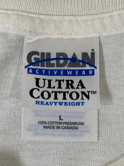 【中古品】【メンズ】 GILDAN ギルダン 00'S DRAGONFLY PRINT TEE ショートスリーブ 146-250902-AS-56-min サイズ：L カラー：ホワイト 万代Net店