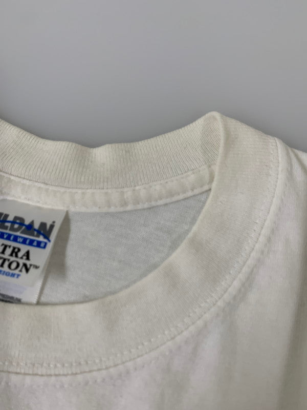 【中古品】【メンズ】 GILDAN ギルダン 00'S DRAGONFLY PRINT TEE ショートスリーブ 146-250902-AS-56-min サイズ：L カラー：ホワイト 万代Net店