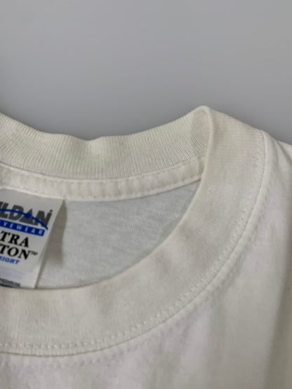 【中古品】【メンズ】 GILDAN ギルダン 00'S DRAGONFLY PRINT TEE ショートスリーブ 146-250902-AS-56-min サイズ：L カラー：ホワイト 万代Net店
