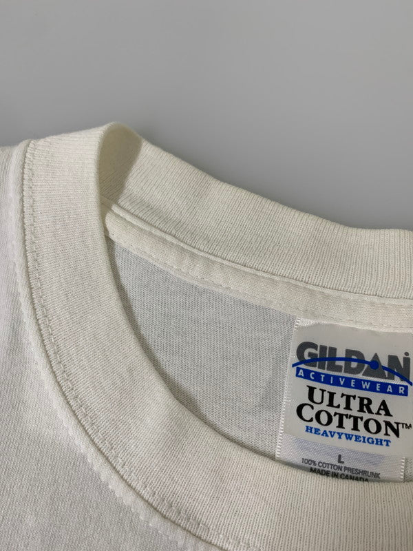 【中古品】【メンズ】 GILDAN ギルダン 00'S DRAGONFLY PRINT TEE ショートスリーブ 146-250902-AS-56-min サイズ：L カラー：ホワイト 万代Net店