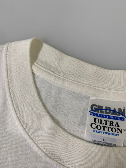 【中古品】【メンズ】 GILDAN ギルダン 00'S DRAGONFLY PRINT TEE ショートスリーブ 146-250902-AS-56-min サイズ：L カラー：ホワイト 万代Net店