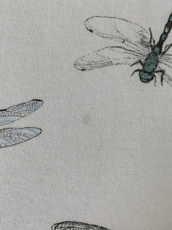 【中古品】【メンズ】 GILDAN ギルダン 00'S DRAGONFLY PRINT TEE ショートスリーブ 146-250902-AS-56-min サイズ：L カラー：ホワイト 万代Net店