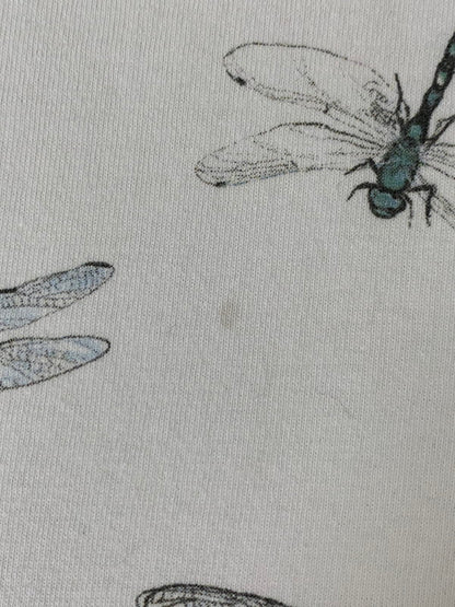 【中古品】【メンズ】 GILDAN ギルダン 00'S DRAGONFLY PRINT TEE ショートスリーブ 146-250902-AS-56-min サイズ：L カラー：ホワイト 万代Net店