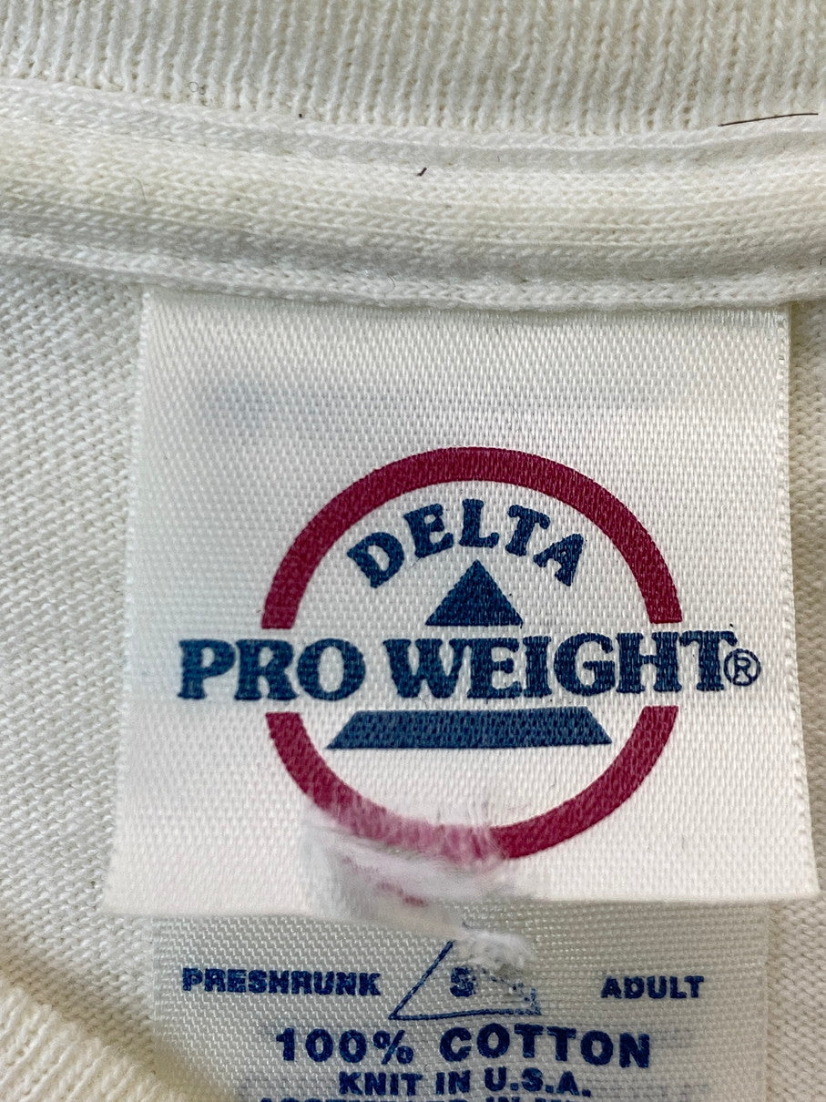 【現状渡し品】【メンズ】 DELTA デルタ CHEVROLET L S TEE Ｔシャツ トップス 146-250904-ks-53-min サイズ：S カラー：ホワイト 万代Net店