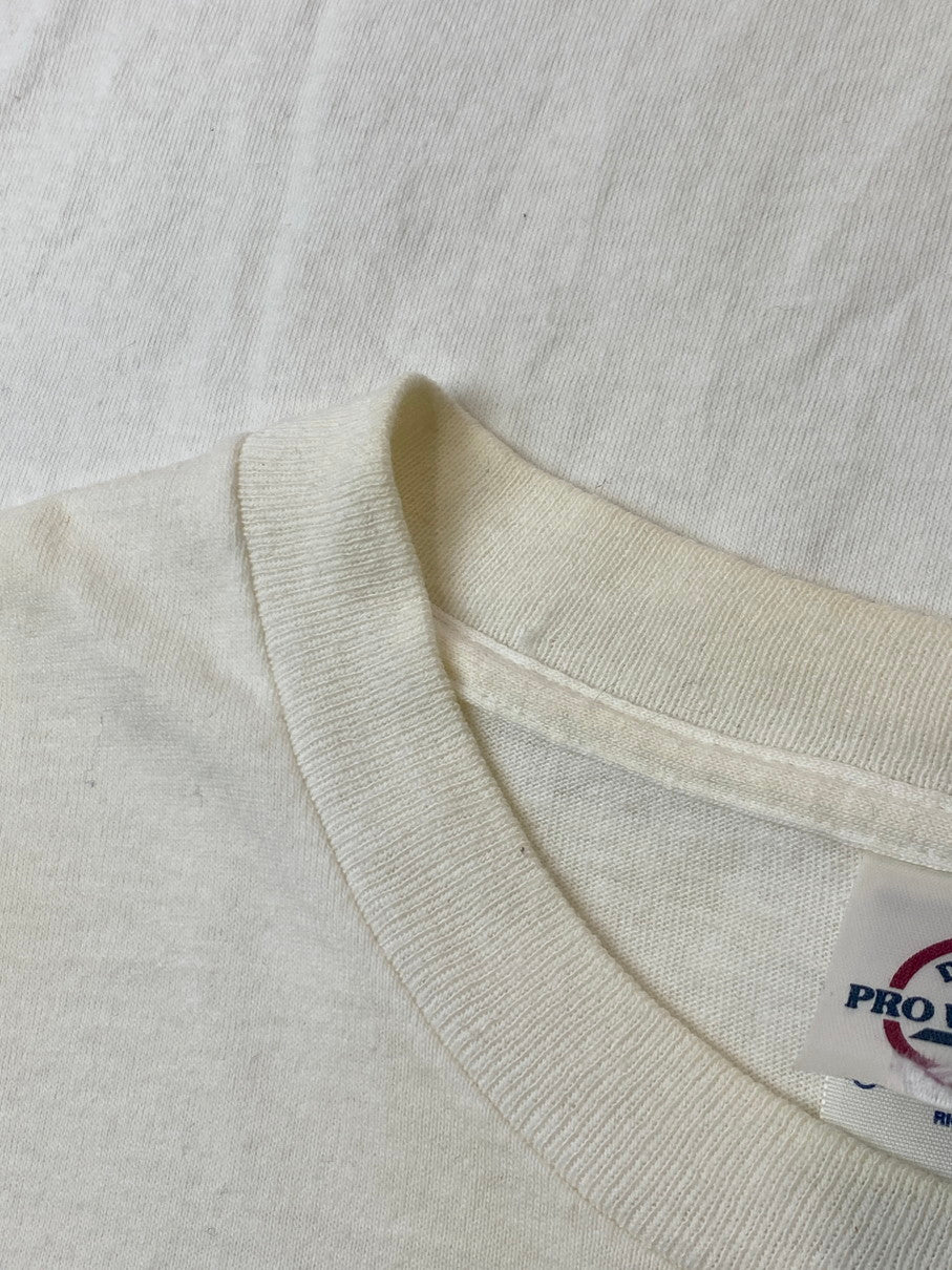 【現状渡し品】【メンズ】 DELTA デルタ CHEVROLET L S TEE Ｔシャツ トップス 146-250904-ks-53-min サイズ：S カラー：ホワイト 万代Net店